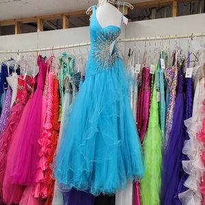 MacDuggal One Shoulder Prom Dress